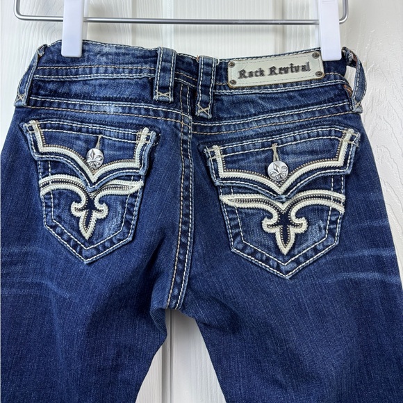 Rock Revival Annette Low Rise Skinny Jeans 25 - Picture 6 of 10